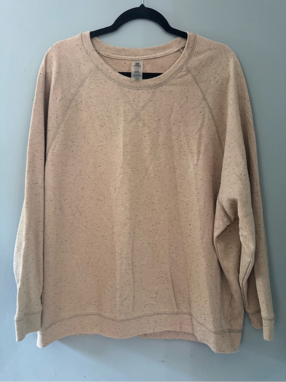 Mono B mustard Speckled Crewneck Sweater